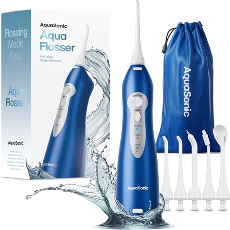 Amazon.com: AquaSonic Water Flosser - Cordless Rechargeable Water Flossers for Teeth Cleaning ...