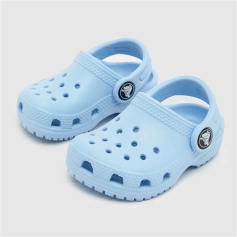 Kids Toddler Pale Blue Crocs Classic Clog Sandals | schuh