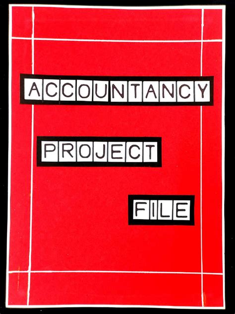 Image result for Accounts Term 2 Project File
