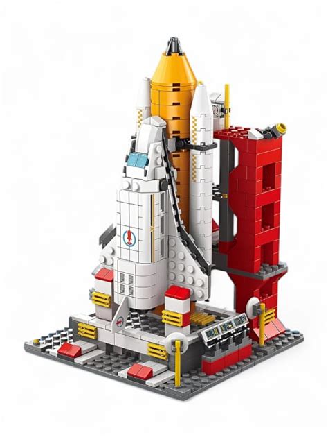 Space Shuttle Building Block Set Toy for Kids - Creative STEM Play (MD ...