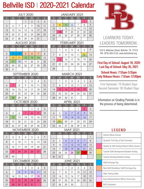 Fbisd Calendar 23-24 Pdf