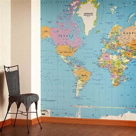World Map Wall Mural 的图像结果