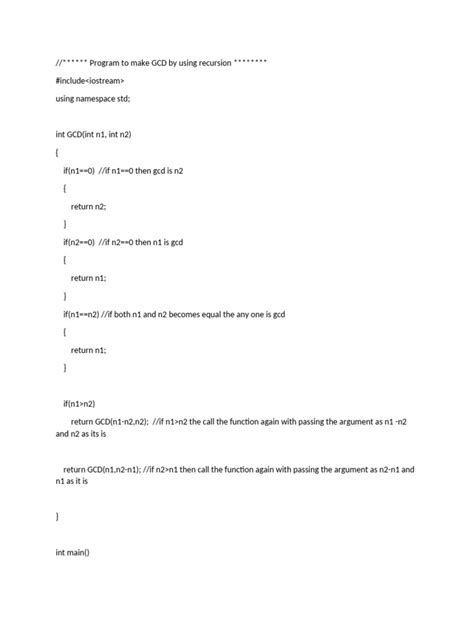 Image result for GCD Recursion