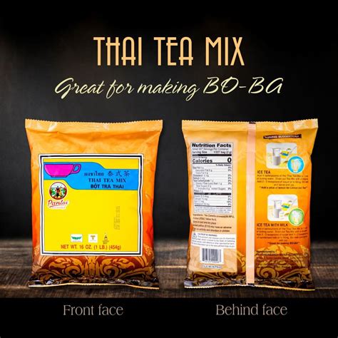 Thai Tea Mix (Pantai) 16 oz (1lb.) Thai Iced Tea Traditional Restaurant ...