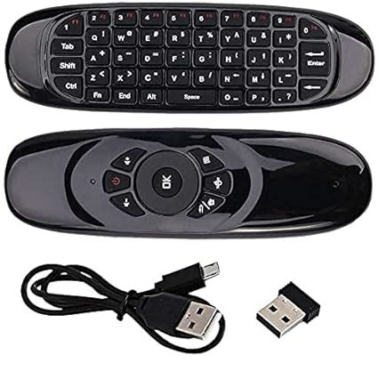 VOOCME Genuine Mini Air Mouse C120 2.4G Wireless Remote Combo Built-in ...