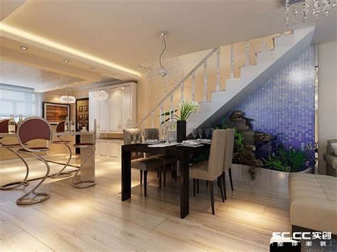 金桥-150平米复式现代风格-谷居家居装修设计效果图