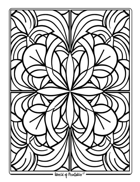 Free Pattern Coloring Pages