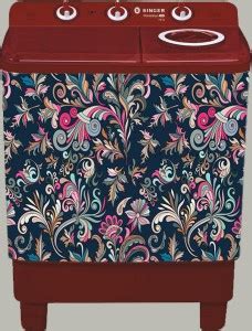 Creative Print Solution 83.82 cm Washing Machine Self Adhesive Sticker ...