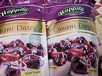 Happilo Premium International Omani Dates 250g, Khajoor/Khajur, Healthy ...