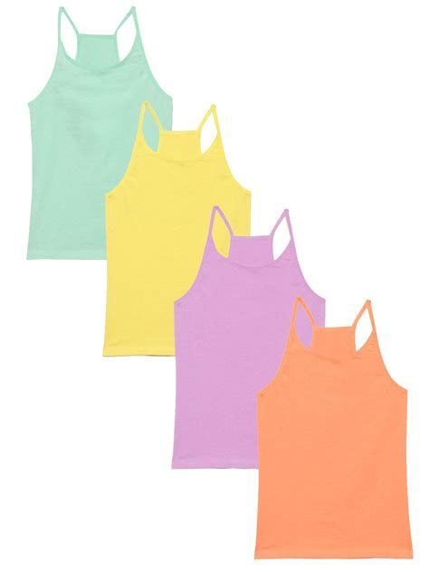 Razor Back Cami Vests - Multicolour (Pack of 4) – CharmnCherish