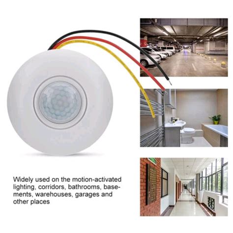 Jual Switch Otomatis motion Detector plafon ceiling PIR/Saklar lampu ...