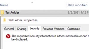 Image result for File Properties Security