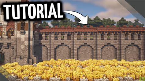 Image result for Minecraft Small Castle Wall Tutorial
