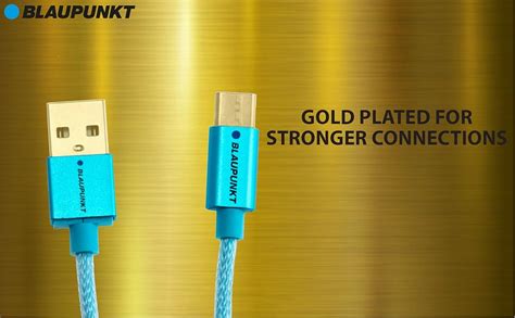 Blaupunkt Highly Durable Type C to USB 2.0 Round Cable with High Speed ...