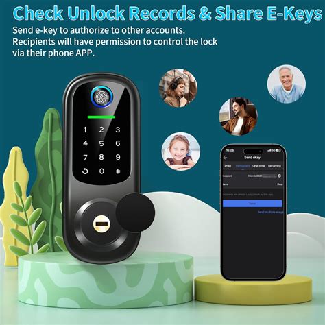 YOSIMIKA Keyless Entry Door Lock with Handle, Fingerprint India | Ubuy