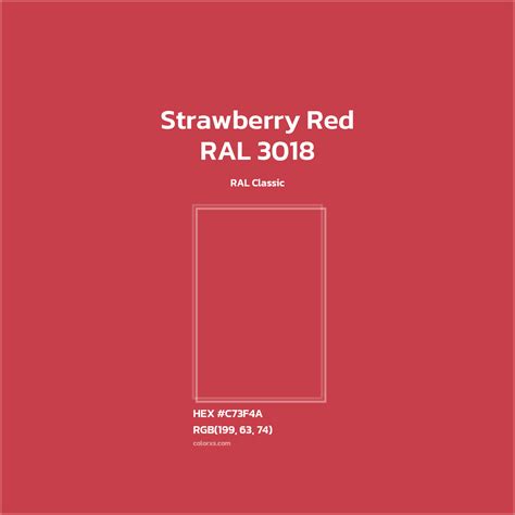 Strawberry Red Color Code