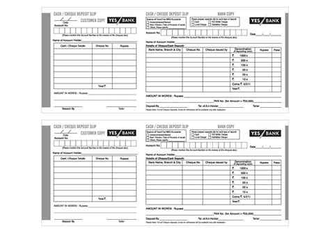 37 Bank Deposit Slip Templates & Examples ᐅ TemplateLab