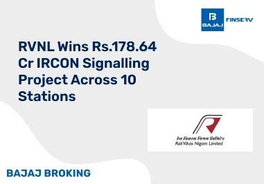 RVNL Wins Rs.178.64 Cr IRCON Signalling Project Across 10 Stations ...