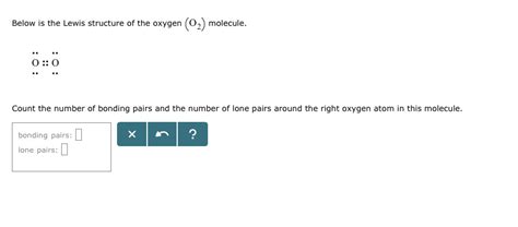 Image result for O2 Lewis Structure Pairs