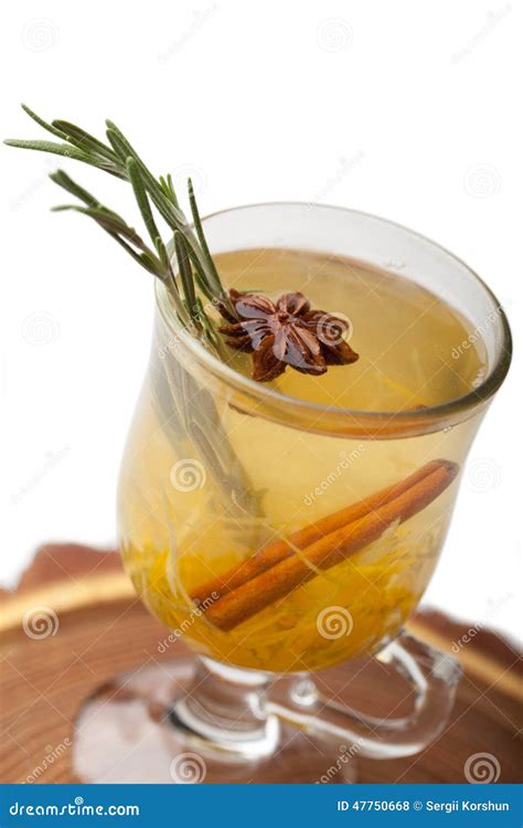 Traditional Winter Hot Alcohol Drinks Mulled Wine with Orange, S Stock ...