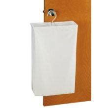 Household Essentials Canvas Laundry Hamper Bag, White : Amazon.in: Home ...