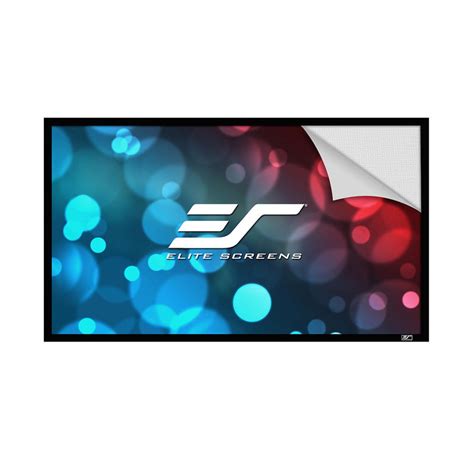Elite Screens Sable Frame AcousticPro1080P3 Series - Acoustically Tran