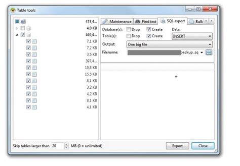 Image result for HeidiSQL Export Data