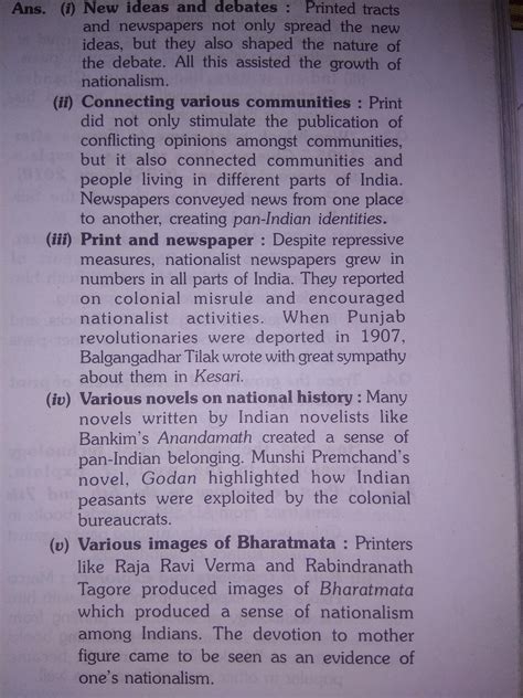 Print play a significant role in awaking sentiments of nationalism ...