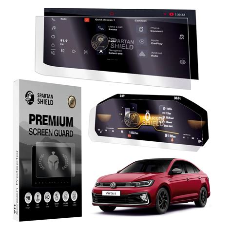 Spartan Shield INFOTAINMENT SCREEN (10.1") + INSTRUMENT CLUSTER Guard ...