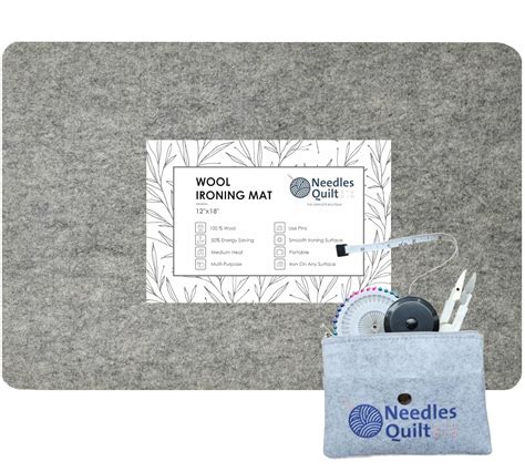 Wool Pressing Mat 18" X 12" | 100% Natural Wool Ironing Mat for ...