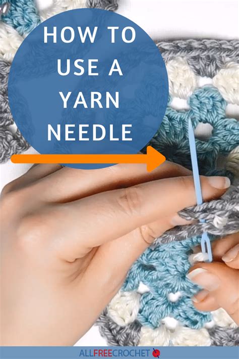 Image result for How to Thread a Needle Point Needle Using Yarn