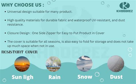 KHOOBREZ Women PU Coating Waterproof Dust Proof Rain Cover for Bag ...