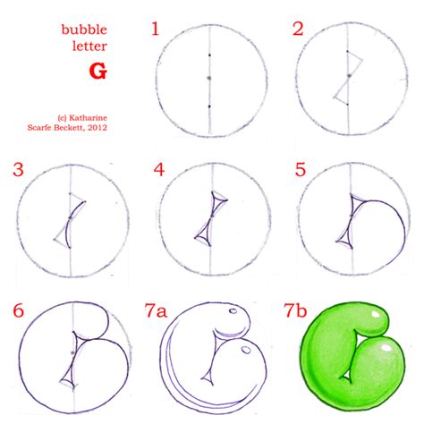How To Draw A Bubble G - Effortbroad24