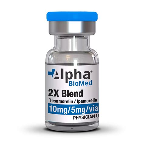 2X Blend Tesamorelin (10mg) / Ipamorelin (5mg) – Alpha BioMed