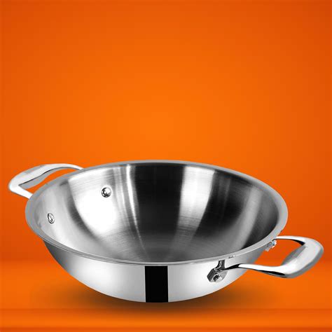 FLIXBLOOM TriPLY Stainless Steel Induction Base/Gas Stove Friendly ...