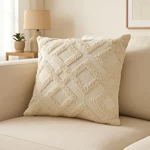 Buy WEAVE INDIA Premium 100% Cotton Cushion Cover, 20 Inch x 20 Inch ...