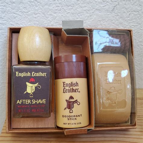 Nostalgia from Christmases Past : English Leather gift box, with bar ...