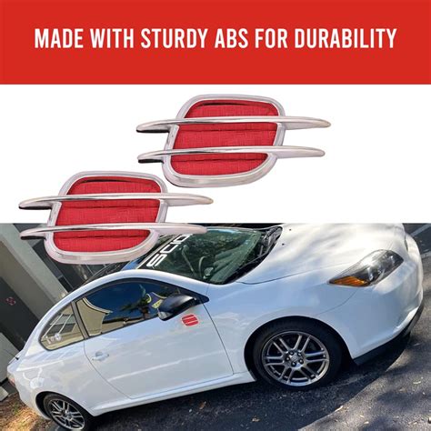 AllExtreme ETCRS2R Air Flow Vent Sporty Side Fender Decorative Vents ...