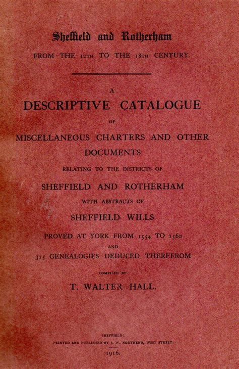 Descriptive Catalogue of Miscellaneous Charters and Other Documents ...