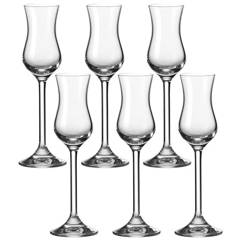 Buy LEONARDO 80ml Grappa Glass, Set of 6 Online at Low Prices in India ...