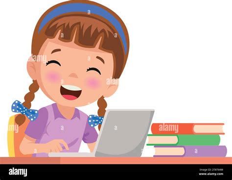Kid On Computer Stock Image 的图像结果