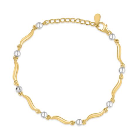 Graceful Art Dual Plated 925 Sterling Silver Bracelet – Zavya