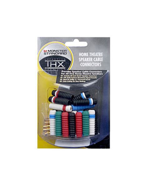 Monster Cable THX-GP 20 Pack Standard THX-Certified Gold-Plated Speaker ...