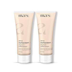 mars by GHC SPF 50 Anti-Pollution Sunscreen With Vitamin E - Pack of 2 ...