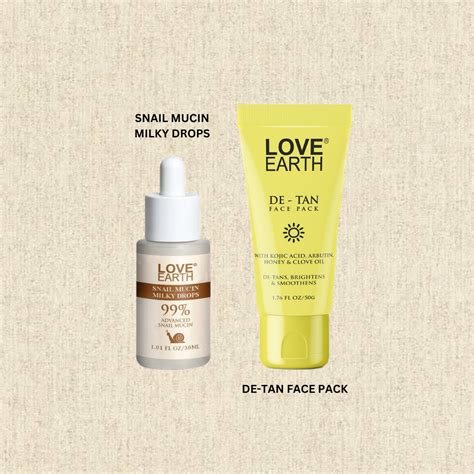Buy SNAIL MUCIN MILKY DROPS FACE SERUM & DE-TAN FACE PACK in India at ...
