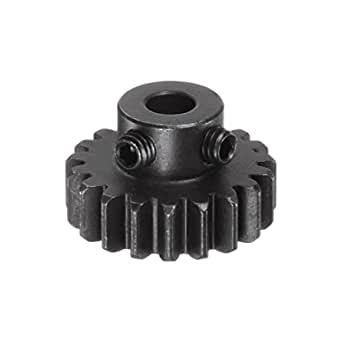 HARFINGTON Step Spur Pinion Gear 5mm Inner Aperture 19T 1 Module Cast ...