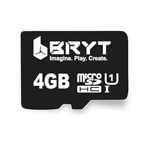 BRYT 4GB MSD SDHC CL10 UHS-1 Memory Card Read Speed 90 MB/s for Camera ...