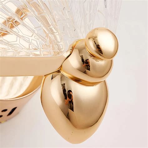 Golden Butterfly Bloom Wall Light – Light Art Studio | Crafting Spaces ...