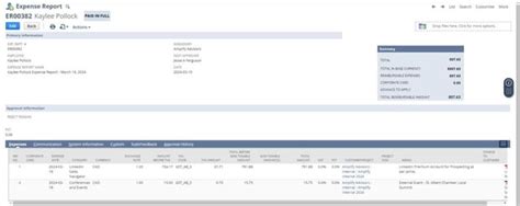 NetSuite Expense Report 的图像结果