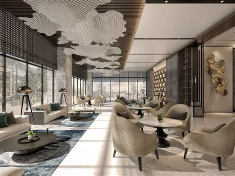 Hotel Lounge Architecture Visualization